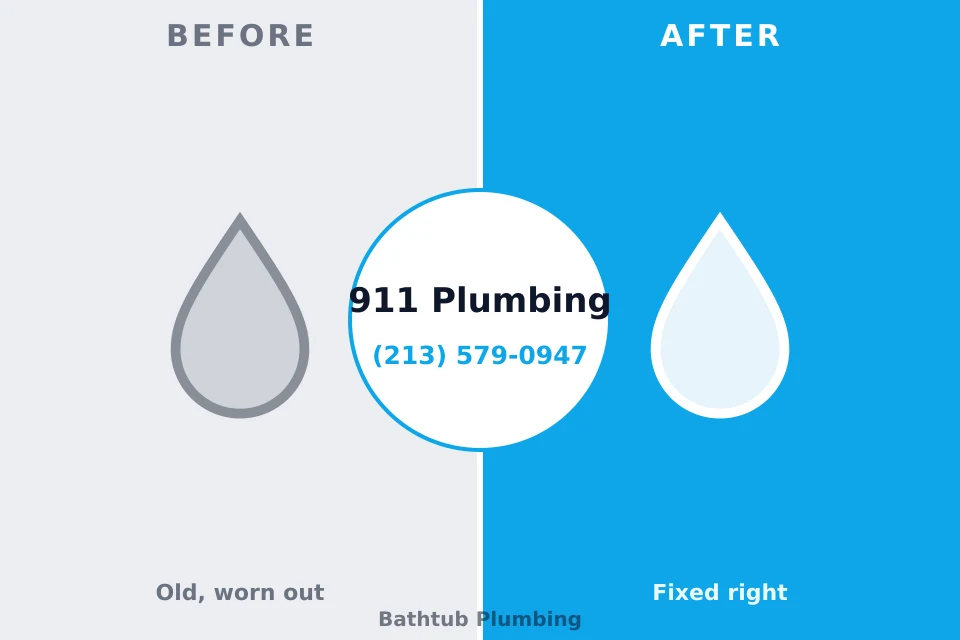 Before and after: plumbing repair Norman Park, GA